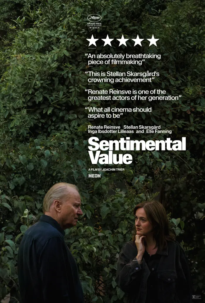 Sentimental Value movie logo, posters, trailer 6