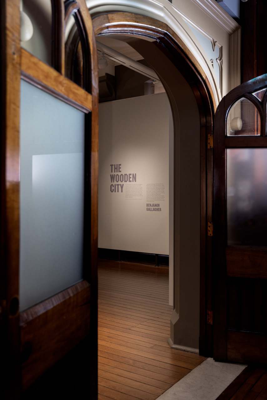 Benjamin Gallagher – The Wooden City at Maitland Regional Art Gallery