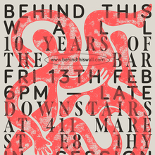 10 Years of Behind This Wall poster