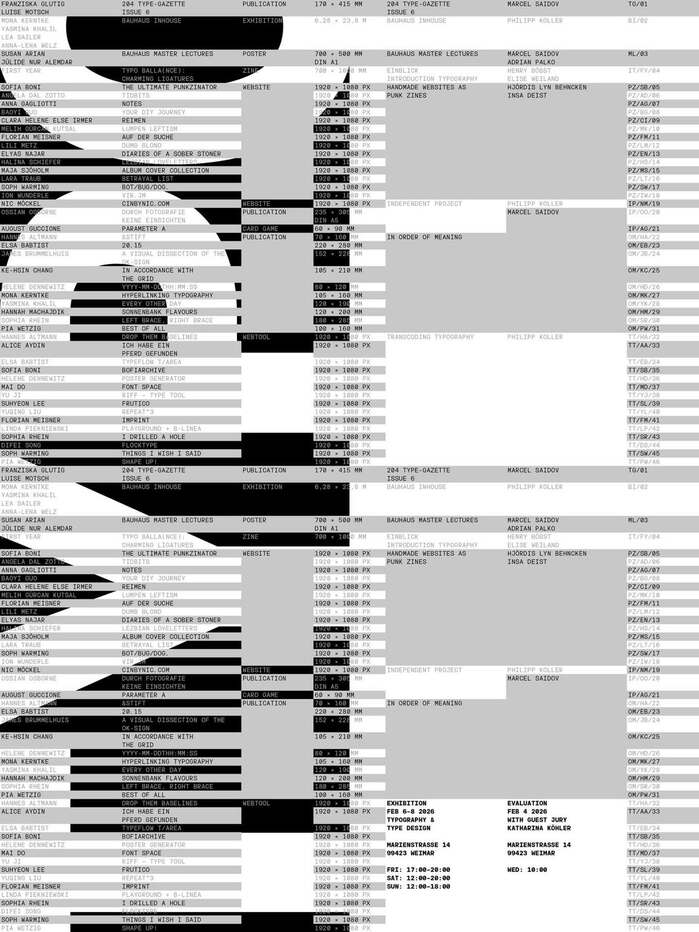 Winterwerkschau 2026, Bauhaus-Universität Weimar 4