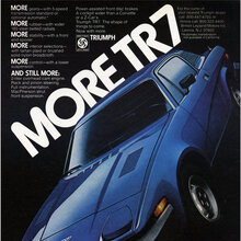 “More TR7” ad