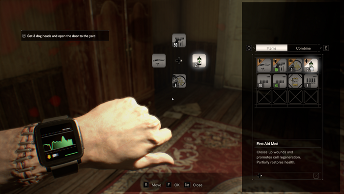 Inventory menu