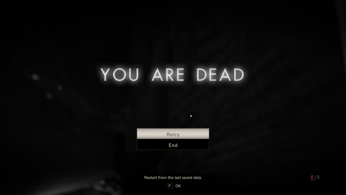 Death screen