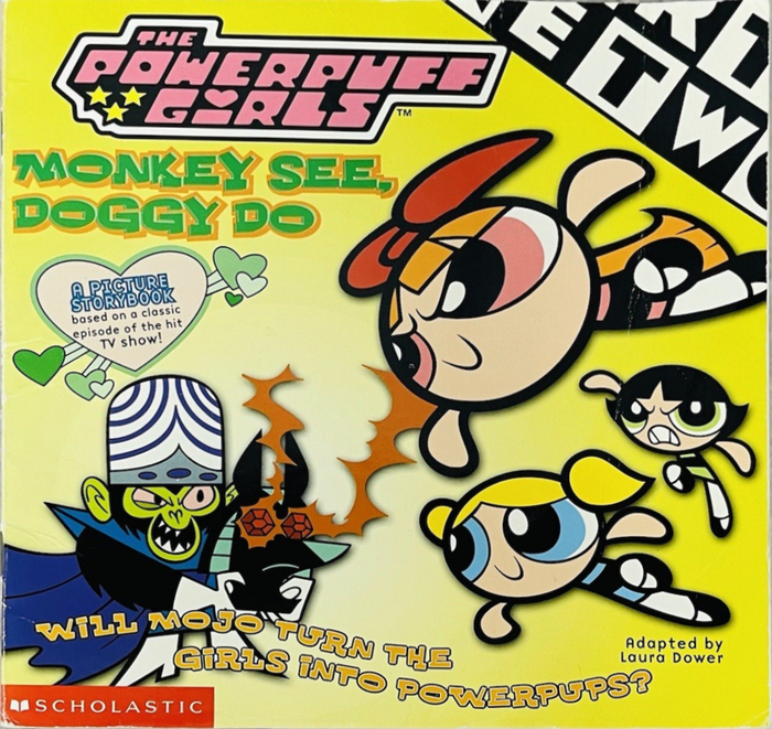 Monkey See Doggy Do by Laura Dower, October 2000. Cover design by&nbsp;Peter Kobish.
