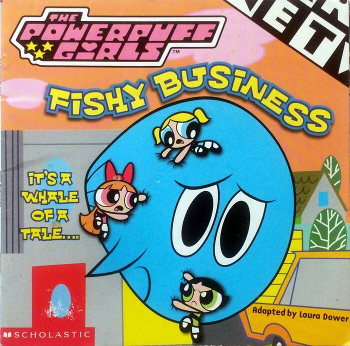Fishy Business by Laura Dower, 2001. Cover by Christopher Cook, design by Louise Bova.