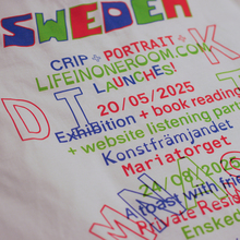 Diktgymnasiet website, book, T-shirt and launch campaign