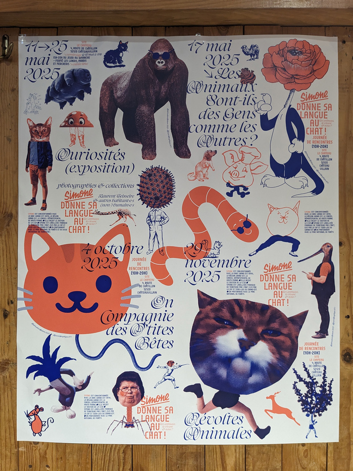 Simone donne sa langue au chat posters 3