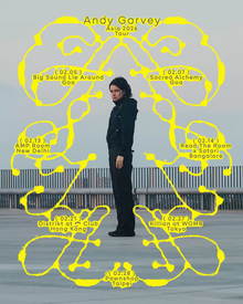 Andy Garvey – Asia 2026 tour poster