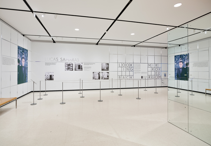 Installation view of Looking Back: Lucas Samaras's Mirrored Room