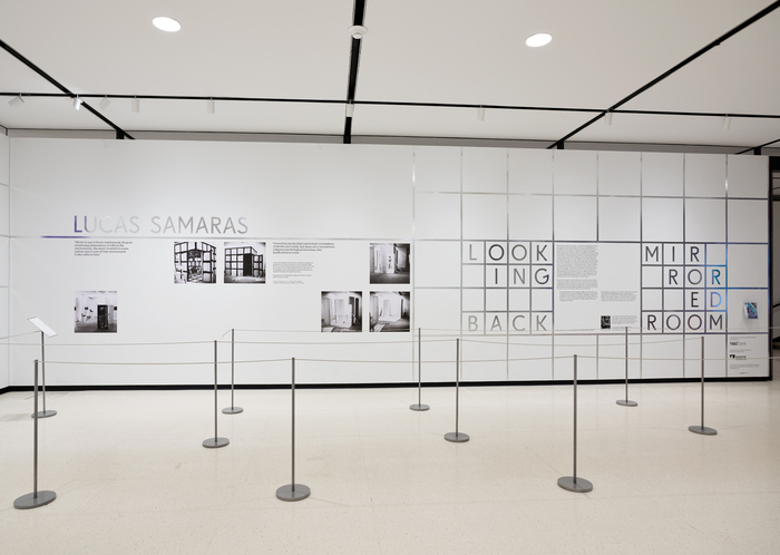 Installation view of Looking Back: Lucas Samaras's Mirrored Room