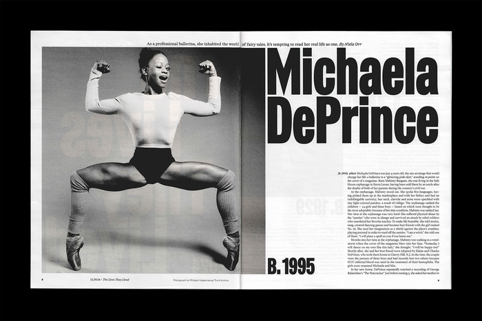 The New York Times Magazine, “The Lives They Lived” 2024 issue 4
