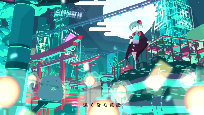 Nanatsukaze – “Hazy Moon Night” lyrics video 4