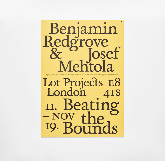 Beating the Bounds exhibition poster