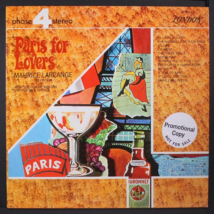 Front cover, London Records version