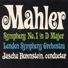 London Symphony Orchestra – <cite>Symphony No. 1 in D</cite><span class="nbsp">&nbsp;</span><cite>Major</cite> by Gustav Mahler album art