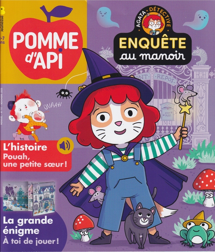 “Agata détective : enquête au manoir” in Pomme d’Api n°717, November 2025 5