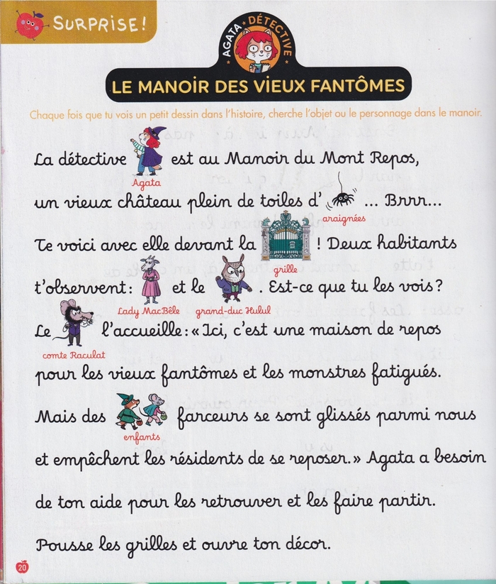 “Agata détective : enquête au manoir” in Pomme d’Api n°717, November 2025 1