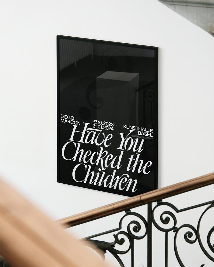 Diego Marcon – Have You Checked the Children, Kunsthalle Basel 2