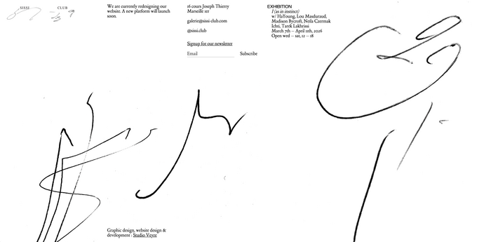 I (as in instinct) at Sissi Club exhibition poster and website 3