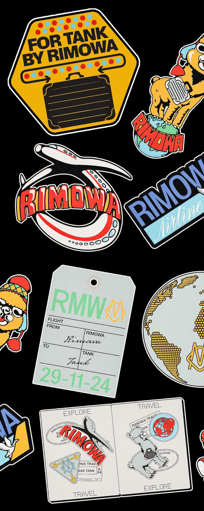 Rimowa sticker pack 3
