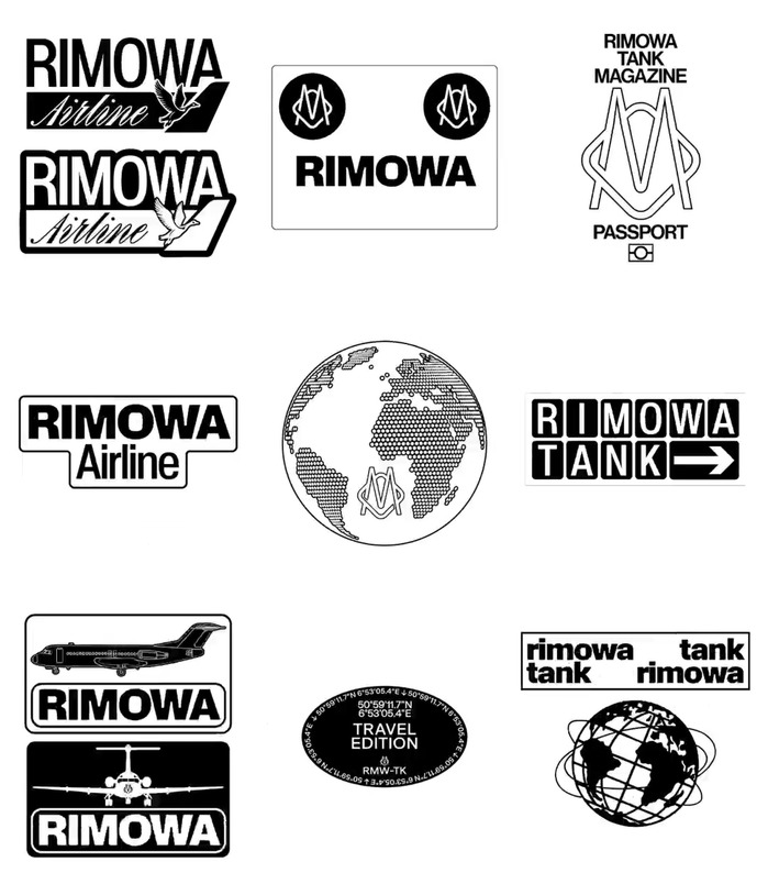 Rimowa sticker pack 5