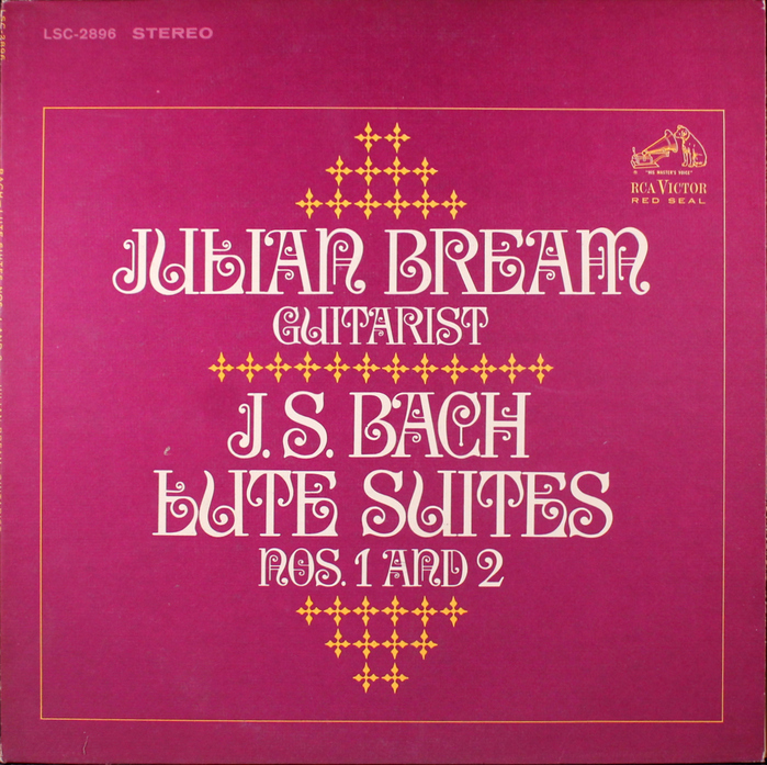 For the stereo release, the number (LSC-2896) was moved to the top, pushing the typographic composition down. “Stereo” is added in all-caps .
