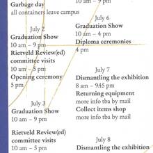 Gerrit Rietveld Academie, Graduation Show 2025 booklet