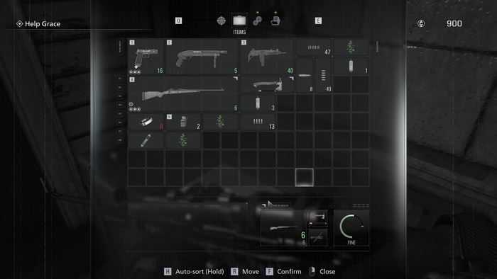Leon’s inventory, which represents a suitcase