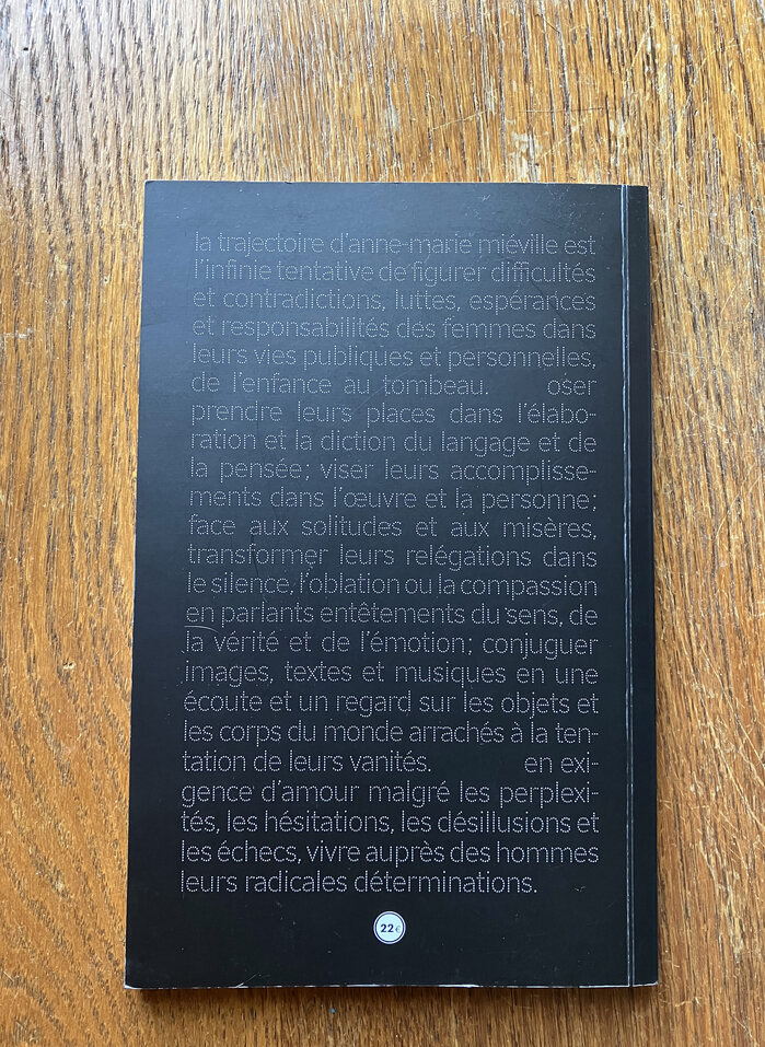 Écouter voir. Anne-Marie Miéville 12