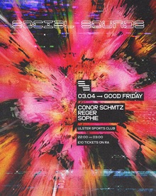 Social Sounds – Good Friday at Ulster Sports Club poster