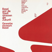 “Basel und die Stadtstrassen der Zukunft” poster