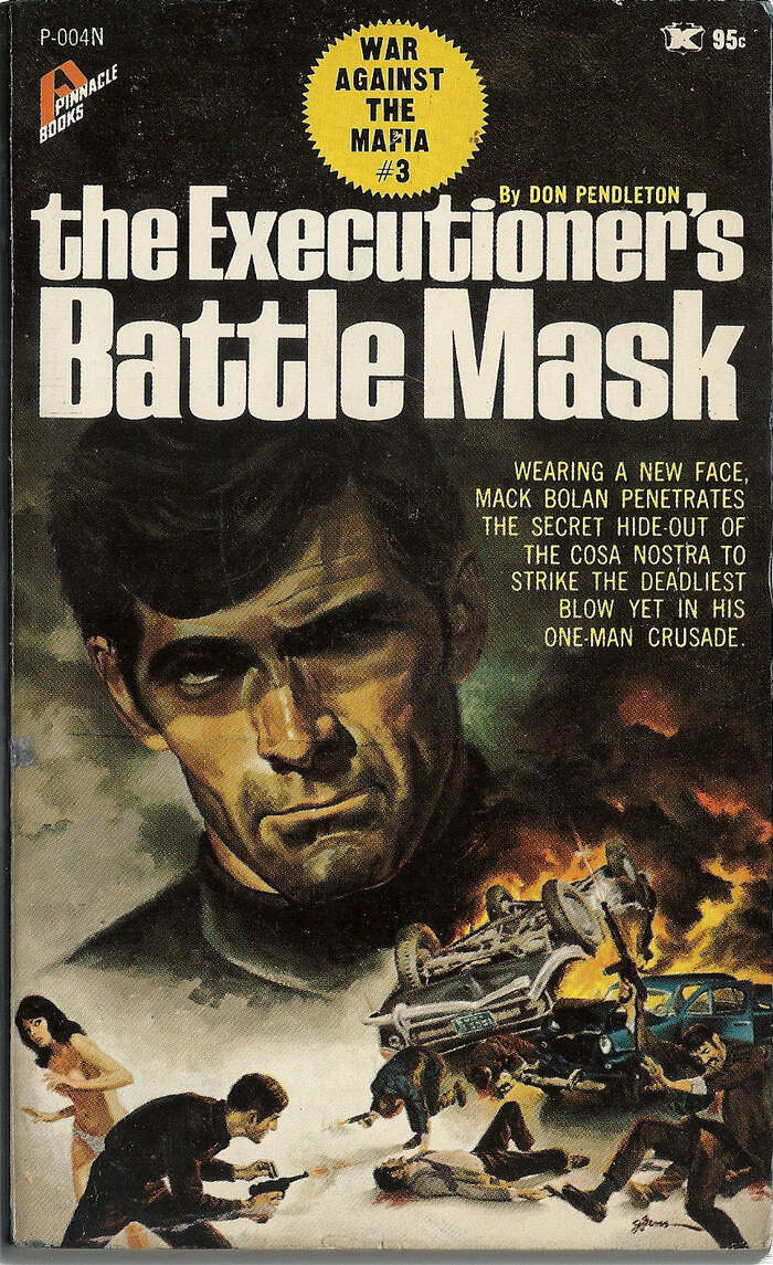 Battle Mask, 1970. Secondary text is in  and  or similar.