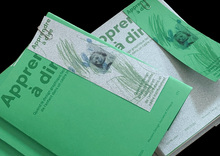 <cite>Apprendre à dire</cite>, Master’s thesis social and ethical design