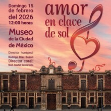 Orquesta Típica de la Ciudad de México – <cite>Amor en clave de sol</cite> concert poster