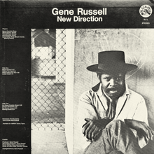 Gene Russell – <cite>New Direction</cite> album art