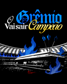 “O Grêmio vai sair campeão” flyer