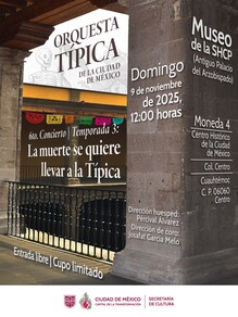 Orquesta Típica de la Ciudad de México concert posters 2025