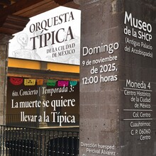 Orquesta Típica de la Ciudad de México concert posters 2025