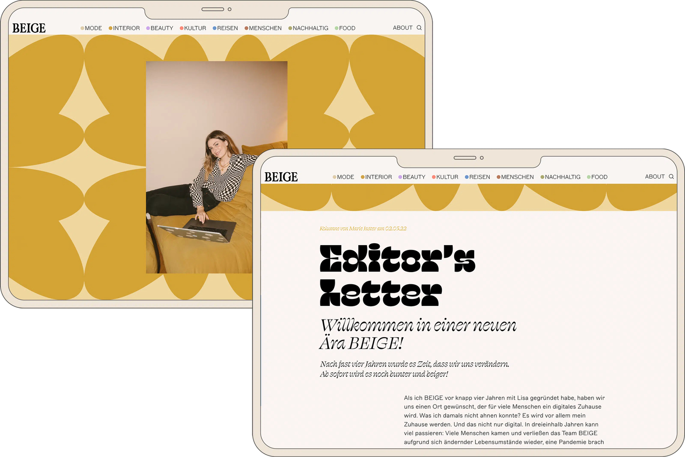 BEIGE online magazine - Fonts In Use
