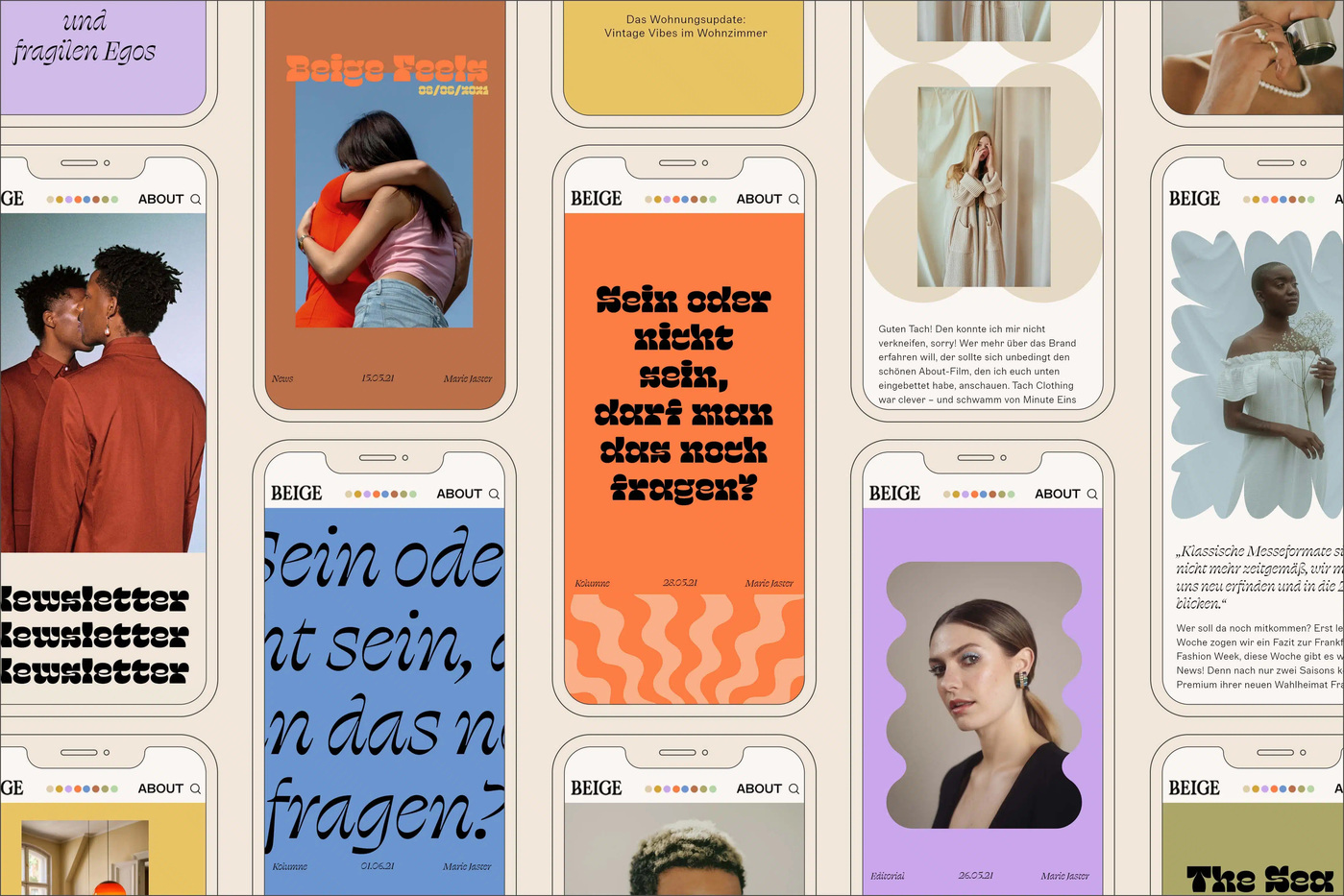 BEIGE online magazine - Fonts In Use