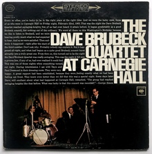 The Dave Brubeck Quartet – <cite>At Carnegie Hall</cite> album art
