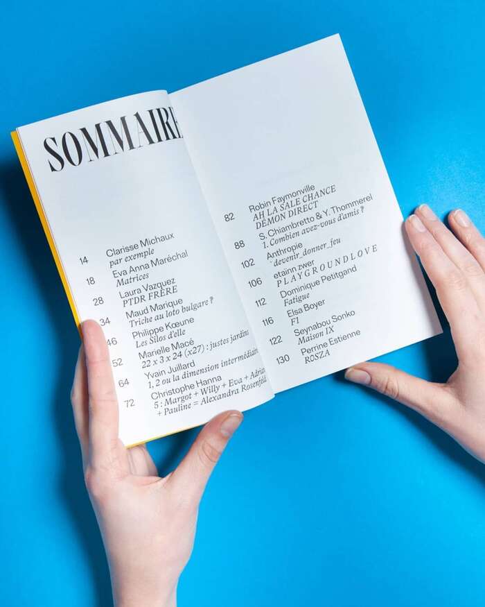 Table of contents, Sabir N°3