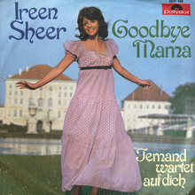 Ireen Sheer – “Goodbye Mama” / “Jemand wartet auf dich” German single cover