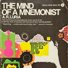 <cite>The Mind of the Mnemonist</cite> by A.R. Luria, Discus Books