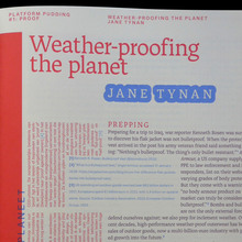 <cite>Platform Pudding</cite> #1, “Proof”