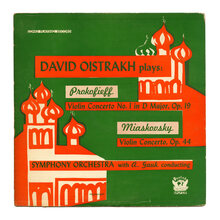 David Oistrakh – <cite>Plays Prokofieff and Miaskovsky</cite> album art