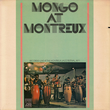 Mongo Santamaría – <cite>Mongo at Montreux</cite> album art