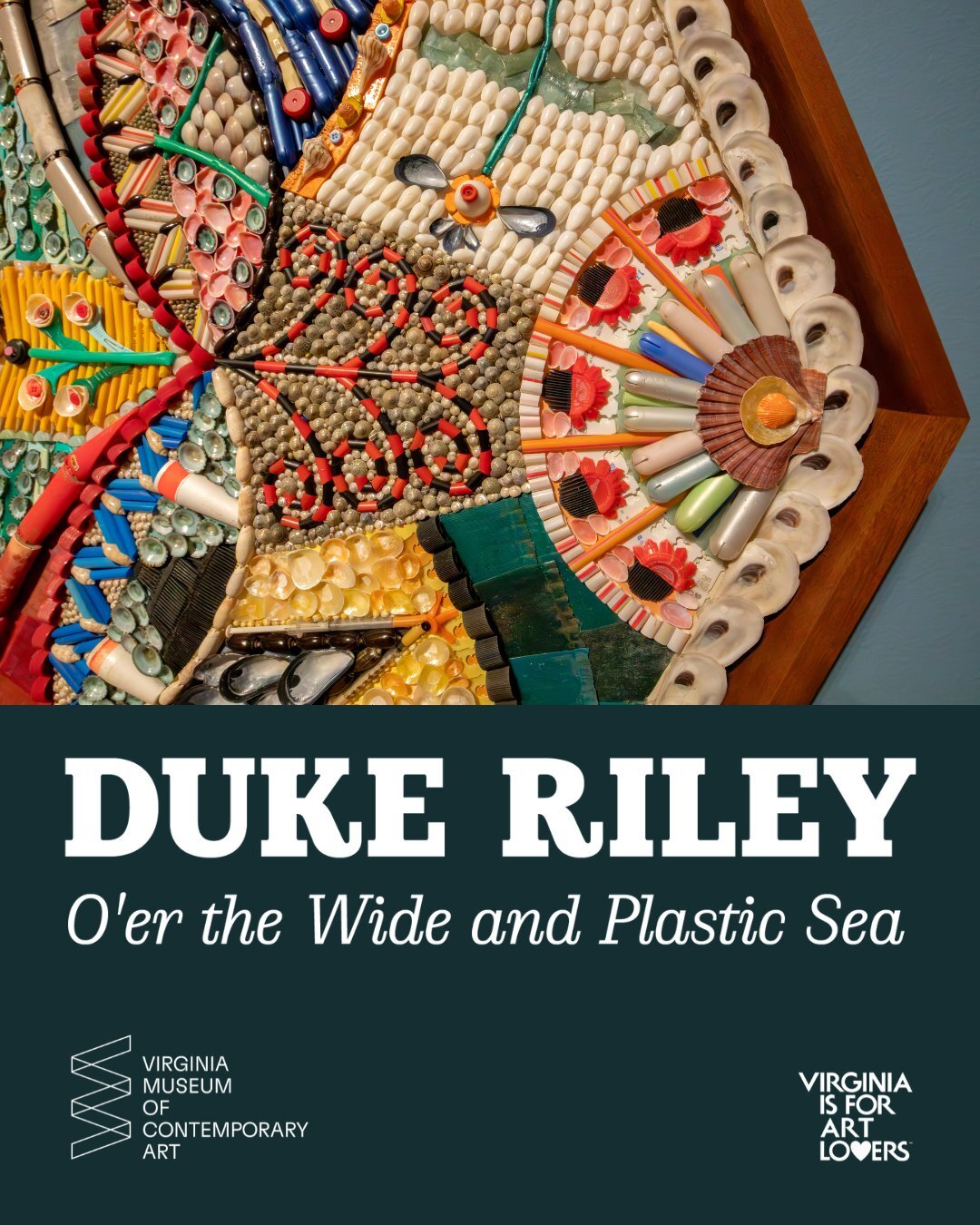 Duke Riley – O’er the Wide and Plastic Sea exhibition - Fonts In Use