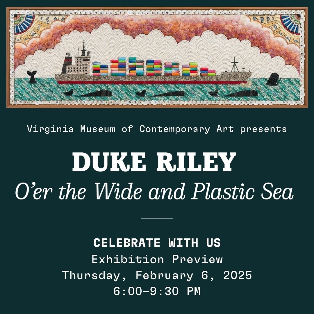 Duke Riley Artist Ship Duke Riley – O’er the Wide and Plastic Sea exhibition - Fonts In Use