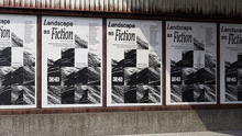 <cite>Landscape as Fiction</cite> exhibition poster